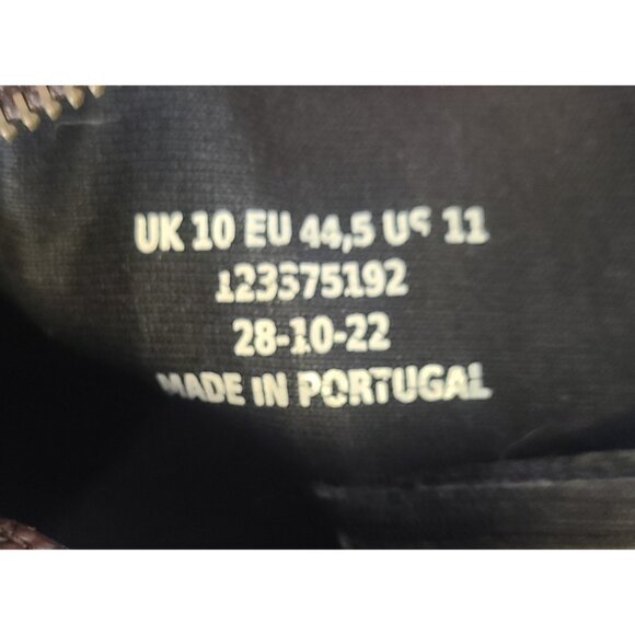 ASOS Chelsea Boots Mens Sz.11 Brown Faux Snakeskin Pointed Toe Zip Up Block Heel - Picture 9 of 10